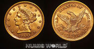 USA 2 1/2 Dollars 1900 USA, 2 1/2 Dollars, 1900, Liberty-Kopf, 4,17 g/90... 810,90 EUR  + 23,00 EUR frais d'envoi