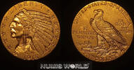 USA 5 Dollars 1915 USA, 5 Dollars, 1915, Indianerkopf, vz  1224,00 EUR  + 32,00 EUR frais d'envoi