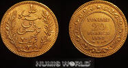 Tunesien 20 Francs Tunesien, 20 Francs, 1892 A, Ali Bey, 6,44 g/900 Gold, KM#227, vz -
