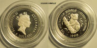Australien 5 Dollars PLATIN! Koala, 1/20 oz. Platin 9995, Münzdose, Stg -