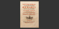ANTIQUIORES PONTIFICUM ROMANORUM DENARII • Joanne Vignolio 1734 -