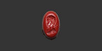   MERCURE - JASPE ROUGE Intaille Romaine  900,00 EUR  + 5,00 EUR frais d'envoi