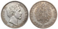 Deutschland 5 Mark 1876 D LOUIS II SS+ 160,00 EUR  + 5,00 EUR frais d'envoi