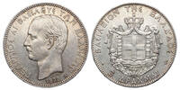 Greece 5 Drachmai 1875 A GEORGES Ier VZ 240,00 EUR  + 5,00 EUR frais d'envoi