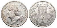 France 5 Francs 1820 A LOUIS XVIII VZ 240,00 EUR  + 5,00 EUR frais d'envoi