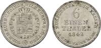 Hessen-Kassel 1/6 Taler Wilhelm II. und Friedrich Wilhelm 1831-1847 -