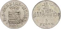 Sachsen-Albertinische Linie 1/2 Neugroschen Friedrich August II. 1836-1854 -