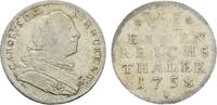 Württemberg 1/6 Taler Karl Eugen 1744-1793 -