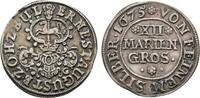 Osnabrück, Bistum 12 Mariengroschen Ernst August I. 1662-1698 -