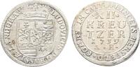 Hessen-Darmstadt 12 Kreuzer Ludwig VIII. 1739-1768 -