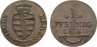 Sachsen-Meiningen Cu Pfennig Bernhard Erich Freund 1803-1866 -