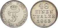 Mecklenburg-Schwerin 1/48 Taler Friedrich Franz II. 1842-1883 -