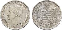 Sachsen-Albertinische Linie 1/6 Taler Johann 1854-1873 -