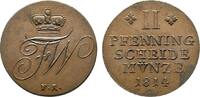 Braunschweig-Wolfenbüttel Cu 2 Pfennig Friedrich Wilhelm 1806-1815 -