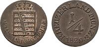 Sachsen-Meiningen Cu 1/4 Kreuzer Bernhard Erich Freund 1803-1866 -