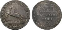 Lauenburg 32 Schilling Georg II. von Hannover 1727-1760 -