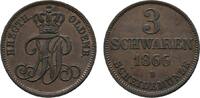 Oldenburg Cu 3 Schwaren Nicolaus Friedrich Peter 1853-1900 -