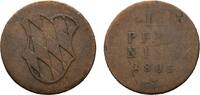 Bayern Cu 2 Pfennig Maximilian IV. Joseph 1799-1805 -