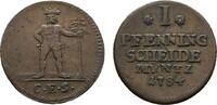 Braunschweig-Wolfenbüttel Cu Pfennig Karl Wilhelm Ferdinand 1780-1806 -
