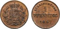 Bayern Cu Pfennig Ludwig II. 1864-1886 -