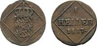 Bayern Cu Heller Maximilian I. Joseph 1806-1825 -