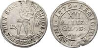 Braunschweig-Wolfenbüttel 12 Mariengroschen Rudolf August 1666-1685 -
