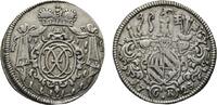 Würzburg, Bistum 6 Kreuzer Christoph Franz von Hutten 1724-1729 -