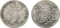 Würzburg, Bistum 2 1/2 Kreuzer Adam Friedrich von Seinsheim 1755-1779 -