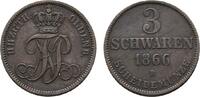 Oldenburg Cu 3 Schwaren Nicolaus Friedrich Peter 1853-1900 -