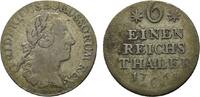 Brandenburg-Preußen 1/6 Taler Friedrich II. 1740-1786 -