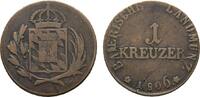 Bayern Cu Kreuzer Maximilian I. Joseph 1806-1825 -