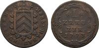 Hanau-Münzenberg Cu Kreuzer Wilhelm IX. von Hessen-Kassel 1760-1785 -