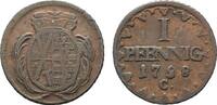 Sachsen-Albertinische Linie Cu Pfennig Friedrich August III. 1763-1806 -