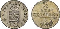 Sachsen-Albertinische Linie 1/2 Neugroschen Friedrich August II. 1836-1854 -