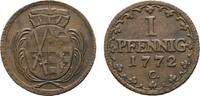 Sachsen-Albertinische Linie Cu Pfennig Friedrich August III. 1763-1806 -