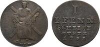 Braunschweig-Calenberg-Hannover Ausbeute Cu Pfennig Georg III. 1760-1820 -