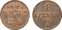 Sachsen-Albertinische Linie Cu Pfennig Friedrich August II. 1836-1854 -