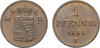 Sachsen-Albertinische Linie Cu Pfennig Friedrich August II. 1836-1854 -