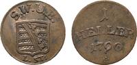 Sachsen-Weimar-Eisenach Cu Heller Carl August 1775-1828 -