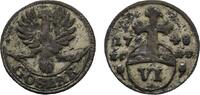 Goslar, Stadt 6 Pfennig 1748 HCRF Sehr schön 20,00 EUR prix TTC + 5,00 EUR frais d'envoi