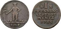 Braunschweig-Calenberg-Hannover Cu Pfennig Georg III. 1760-1820 -