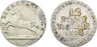 Braunschweig-Calenberg-Hannover 1/12 Taler Georg IV. 1820-1830 -