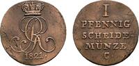 Braunschweig-Calenberg-Hannover Cu Pfennig Georg IV. 1820-1830 -