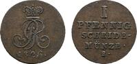 Braunschweig-Calenberg-Hannover Cu Pfennig Georg IV. 1820-1830 -