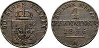 Brandenburg-Preußen Cu 4 Pfennig Friedrich Wilhelm IV. 1840-1861 -