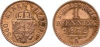 Brandenburg-Preußen Cu Pfennig Wilhelm I. 1861-1888 -