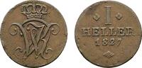 Hessen-Kassel Cu Heller Wilhelm II. 1821-1847 -