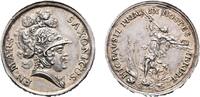 Sachsen-Albertinische Linie Kleine Medaille Johann Georg III. 1680-1691 -