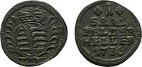 Sachsen-Coburg-Saalfeld Cu Heller Christian Ernst und Franz Josias 1729-1745 -
