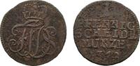 Sachsen-Coburg-Saalfeld Cu Pfennig Franz Josias 1745-1764 -